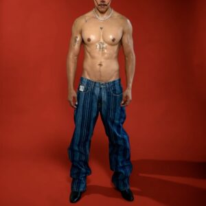 Jeans lineas verticales